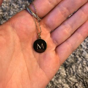 Kate spade “M” necklace